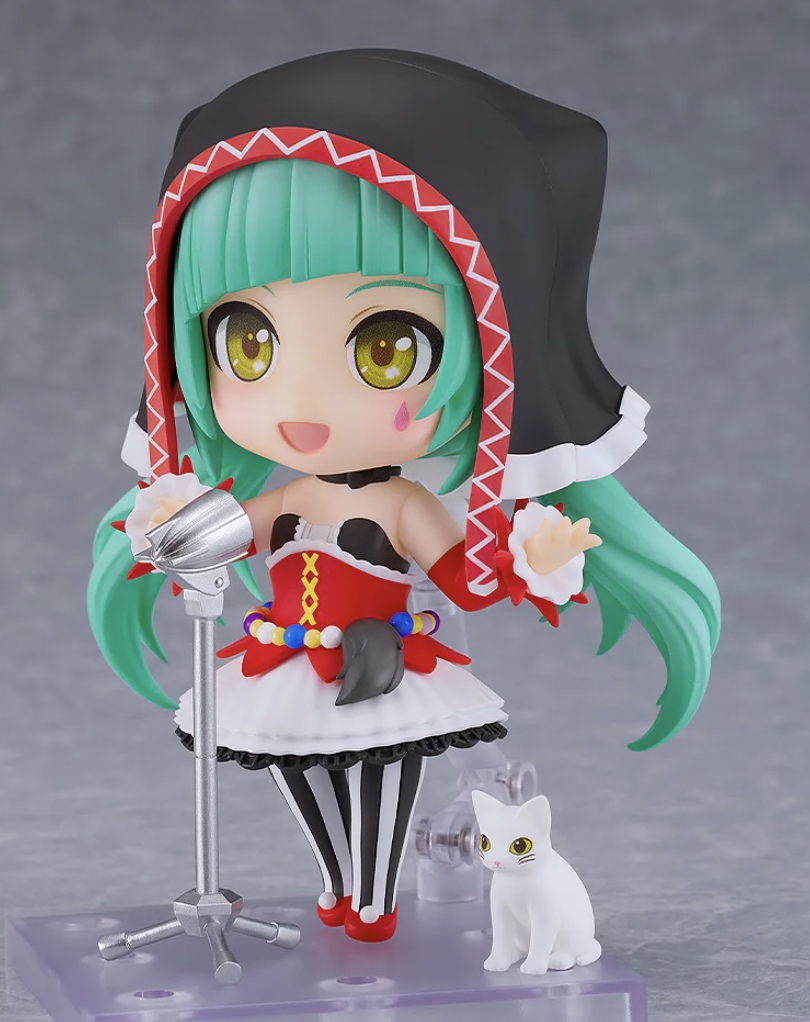 The newest Vocaloid Nendoroids are figures based on the Hatsune Miku Project Diva Pirretta module and Voicepeak Kasane Teto.
