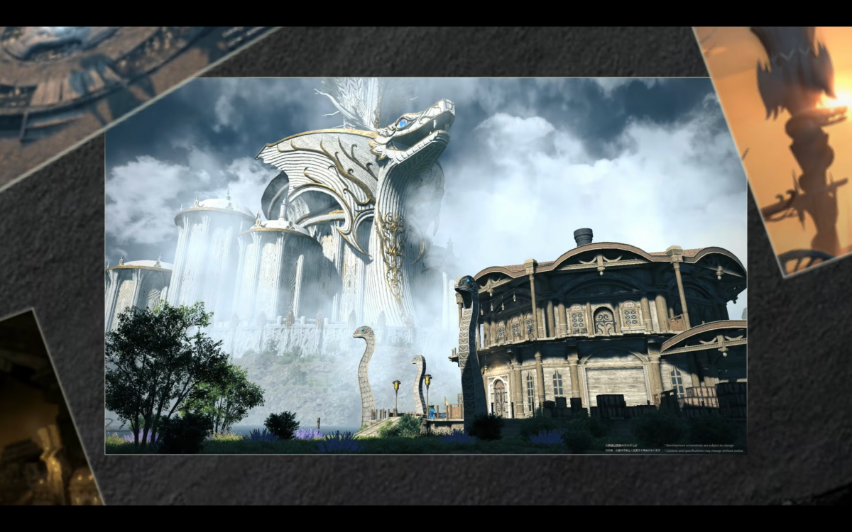 FFXIV Evercold Concept Art for Characters Towns Locations Shared character final fantasy xiv