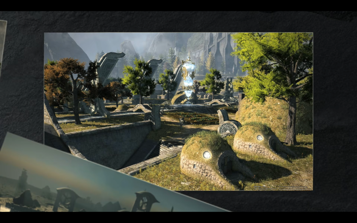 FFXIV Evercold Concept Art for Characters Towns Locations Shared character final fantasy xiv