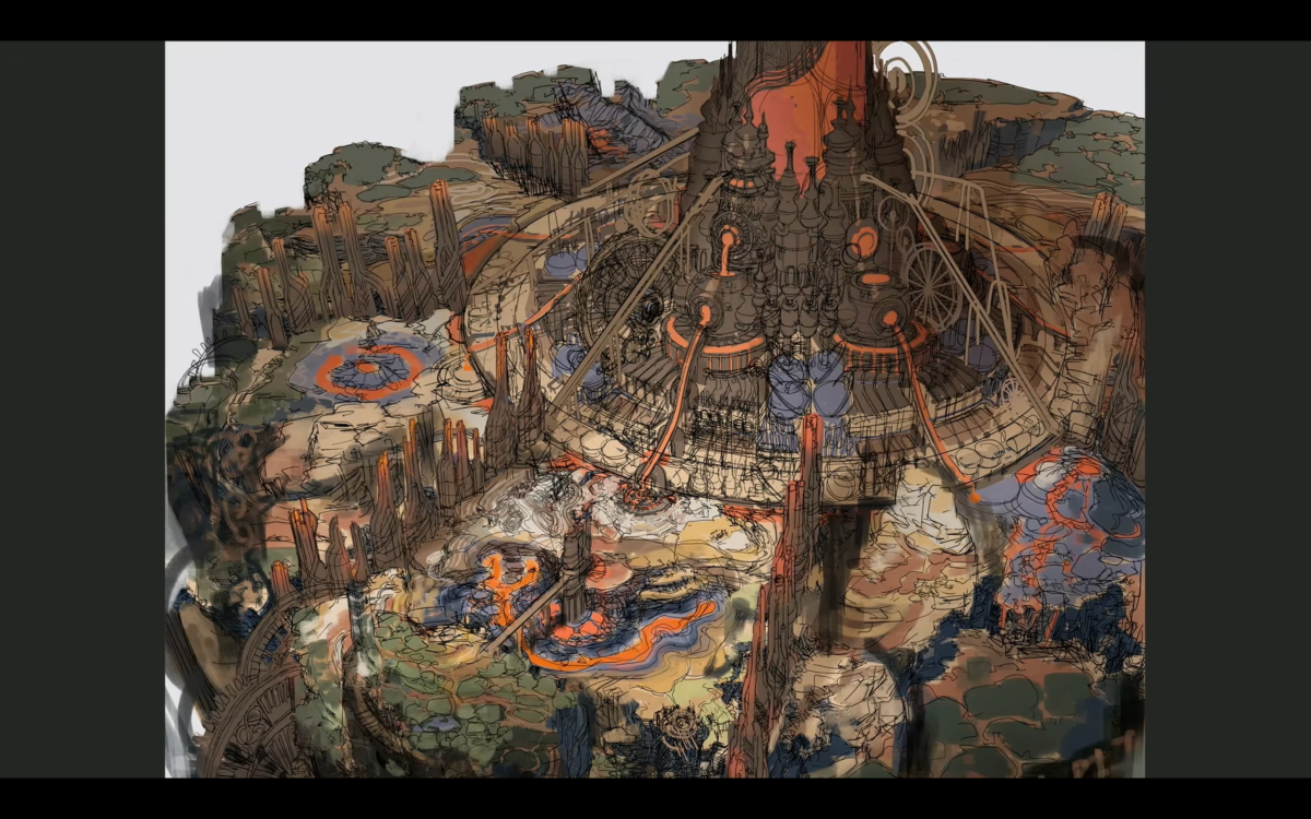 FFXIV Evercold Concept Art for Characters Towns Locations Shared character final fantasy xiv