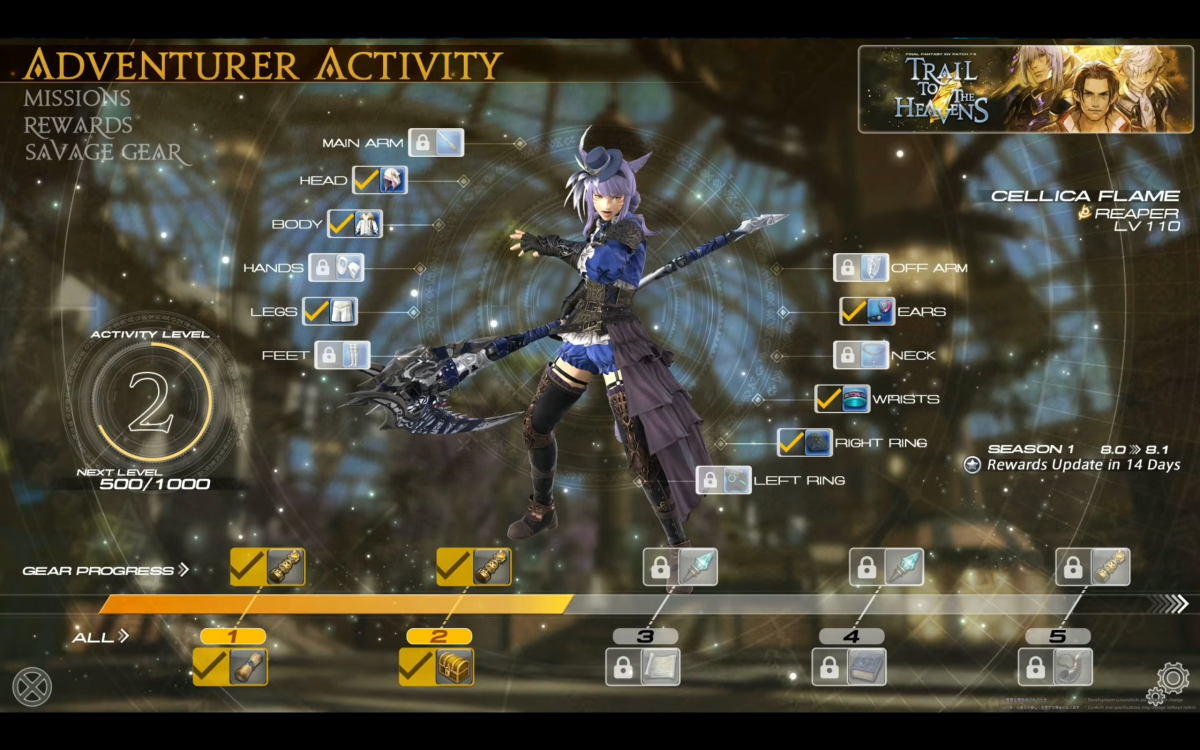 8.0 FFXIV Gets Character Customization Changes Seasons Armoury Update 