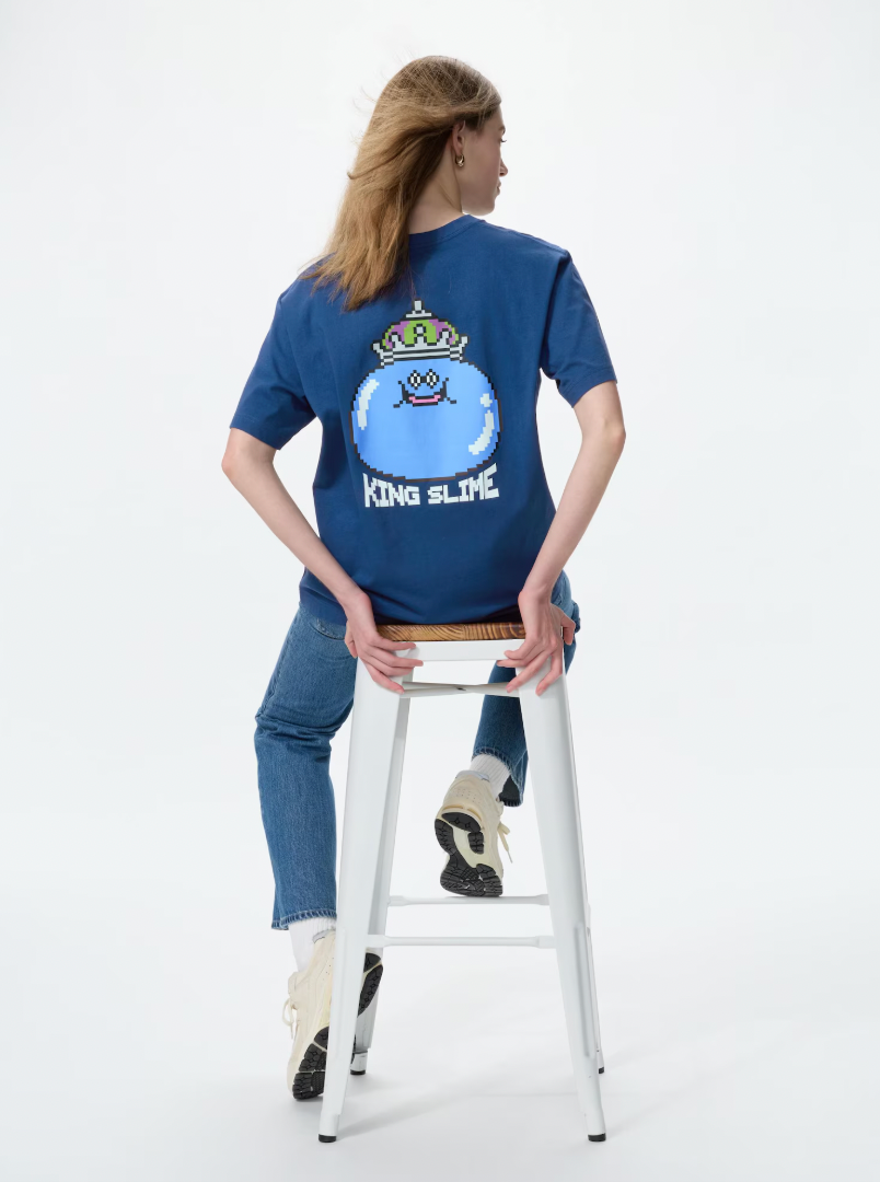 The next Uniqlo game crossover collection of shirts involves items inspired by the Dragon Quest series' heroes and monsters. 
