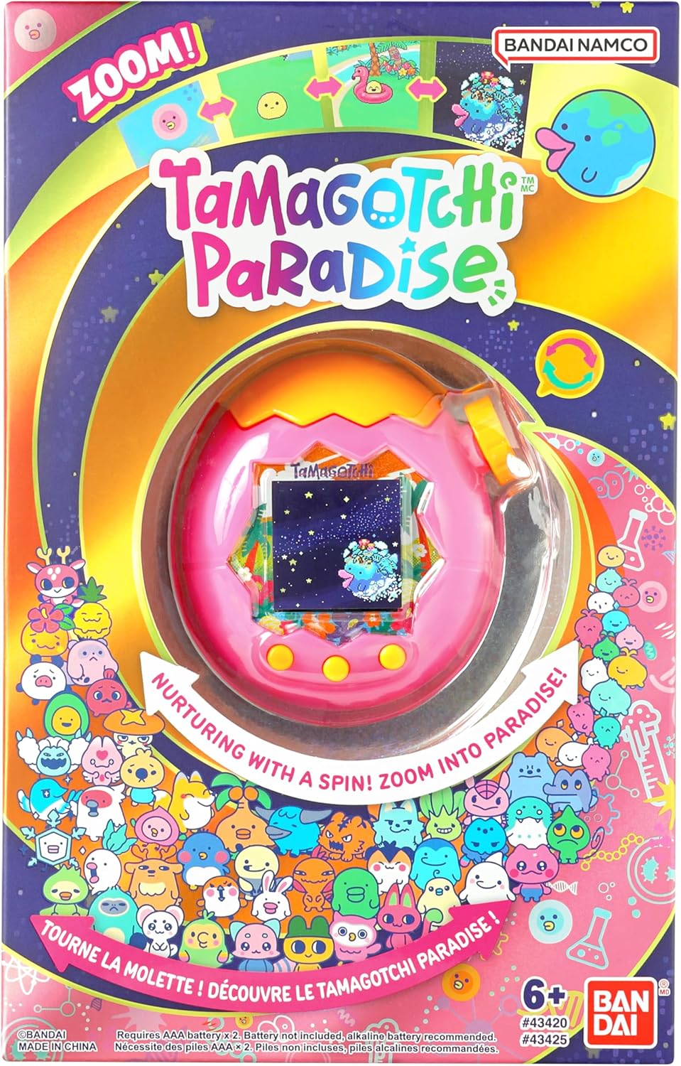 The Orange Tropics and White Glacier Tamagotchi Paradise virtual pet models will appear this summer and add new characters.