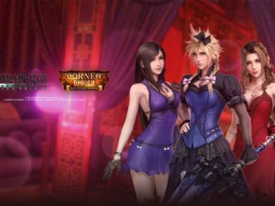 Aerith Cloud and Tifa Wear Dresses in Official FFVII Ever Crisis Wallpapers