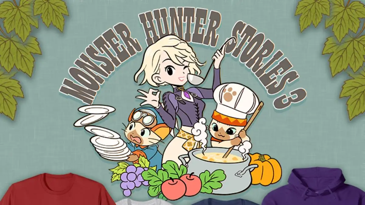 Capcom Selling Monster Hunter Stories 3 Shirts on Amazon