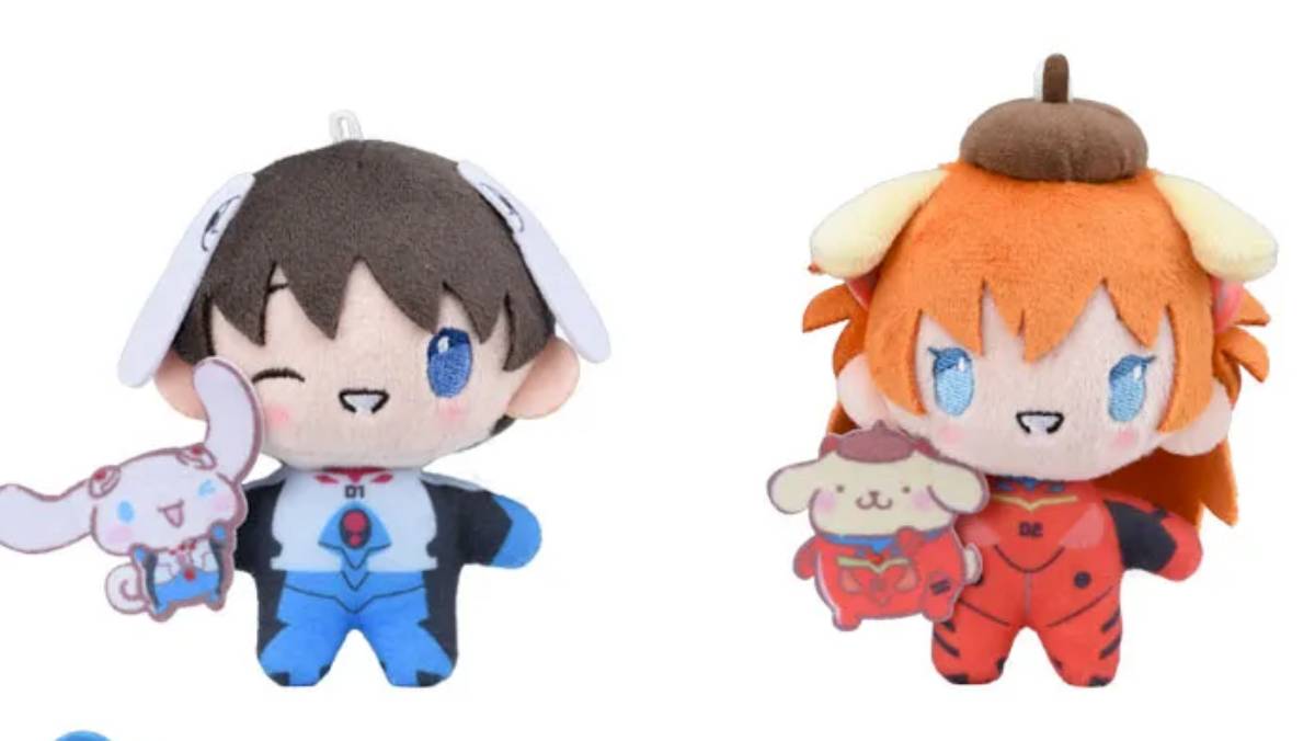 Evangelion x Sanrio Characters Plush Debut in June merchandise