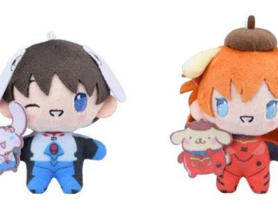 Evangelion x Sanrio Characters Plush Debut in June merchandise