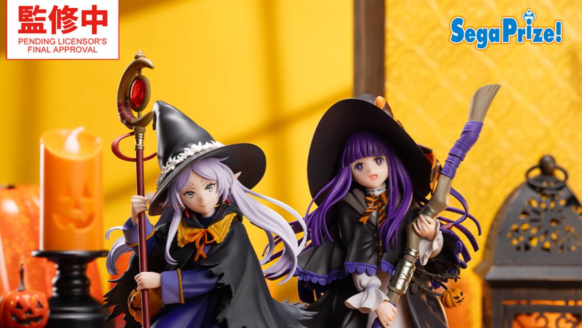 Frieren and Fern Dress as Witches in Halloween Figures
