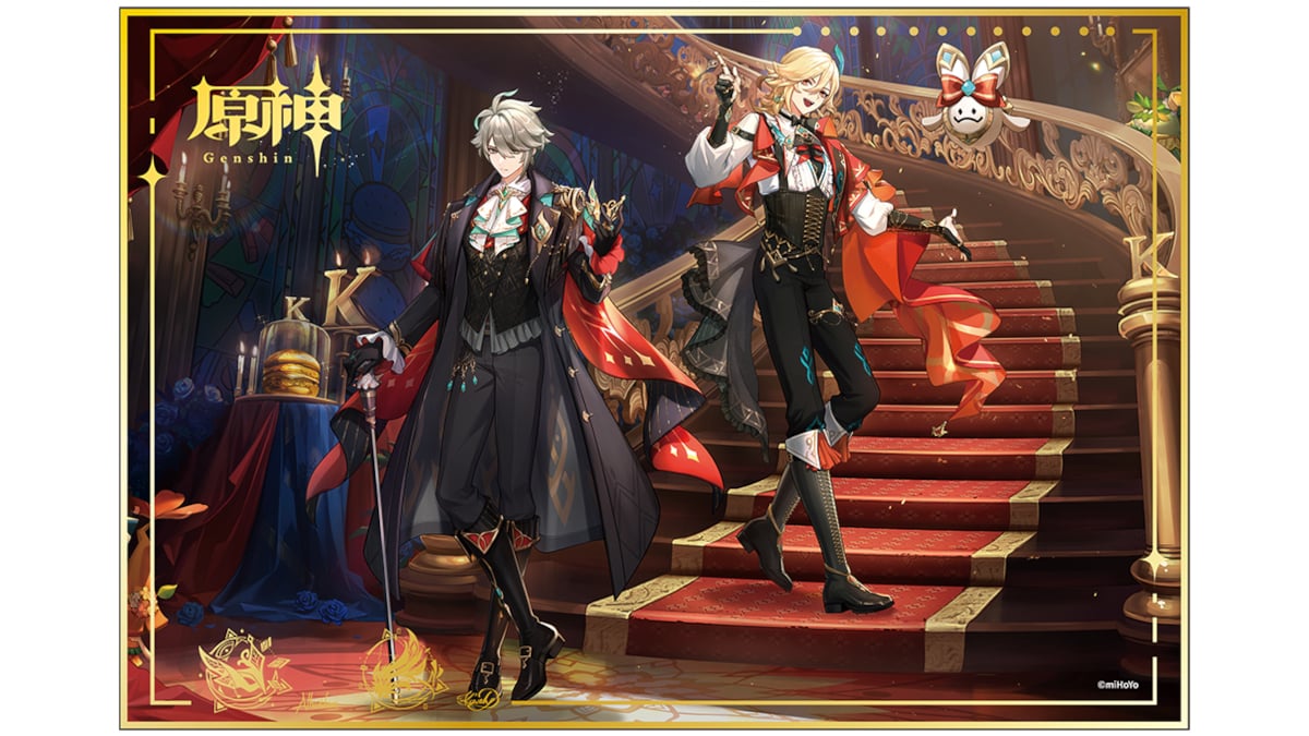 Genshin Impact Codename A merchandise featuring Alhaitham and Kaveh