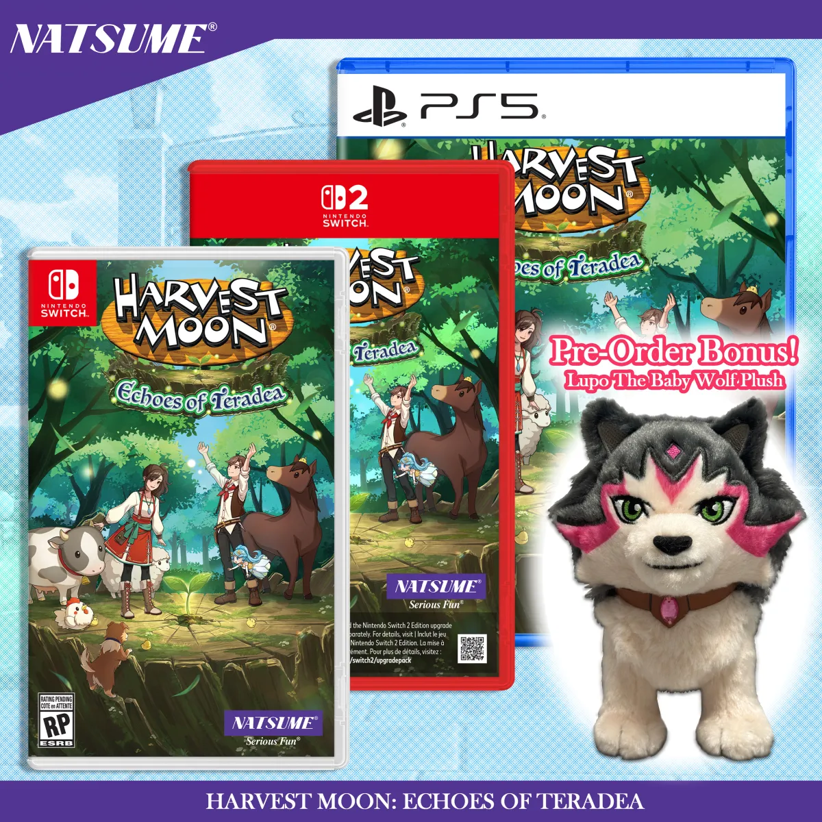 Harvest Moon: Echoes of Teradea got a Fall 2026 release date, and people who pre-order it get a plush toy.