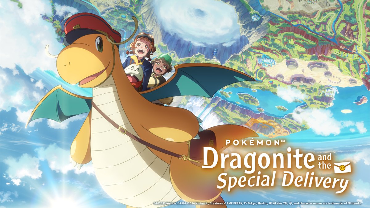 Dragonite and the Special Delivery Pokemon Anime Episode Debuts in English