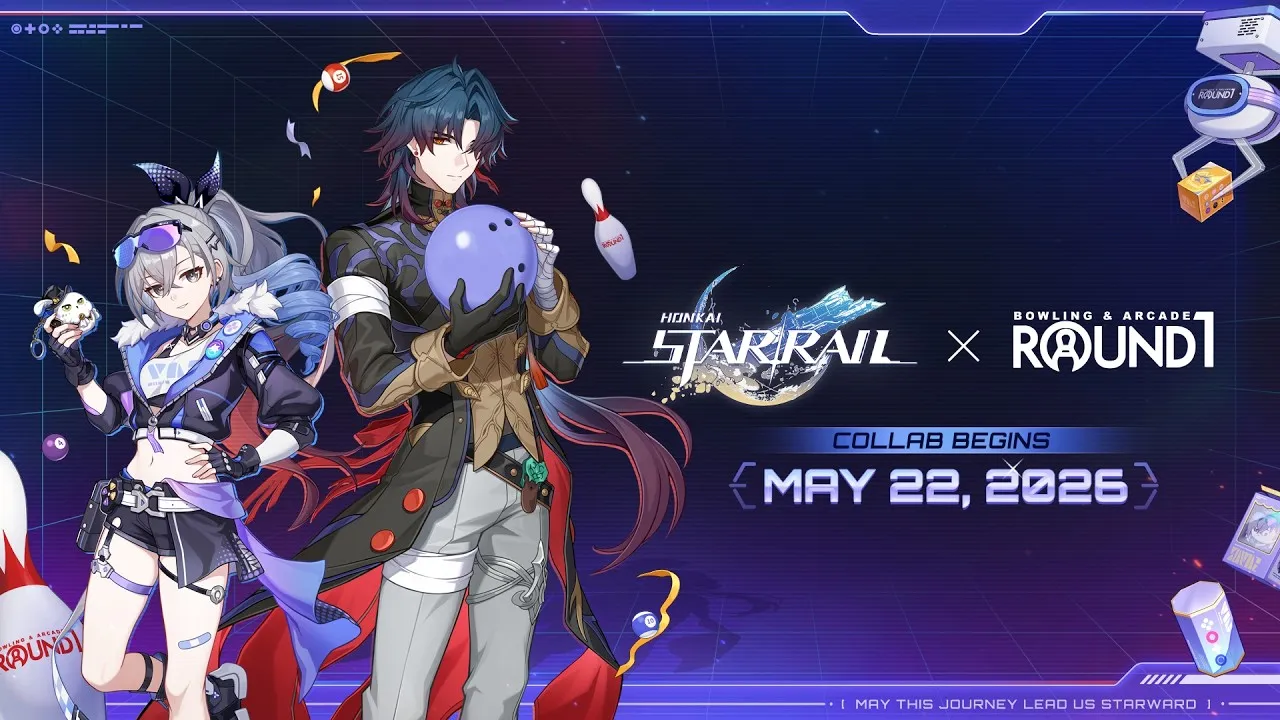 Round1 USA Honkai: Star Rail Crossover Promotion Detailed