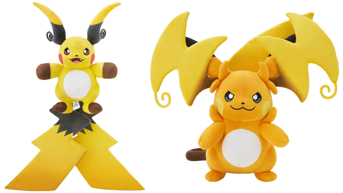Mega-Raichu-X-and-Y-Pokemon-plushies