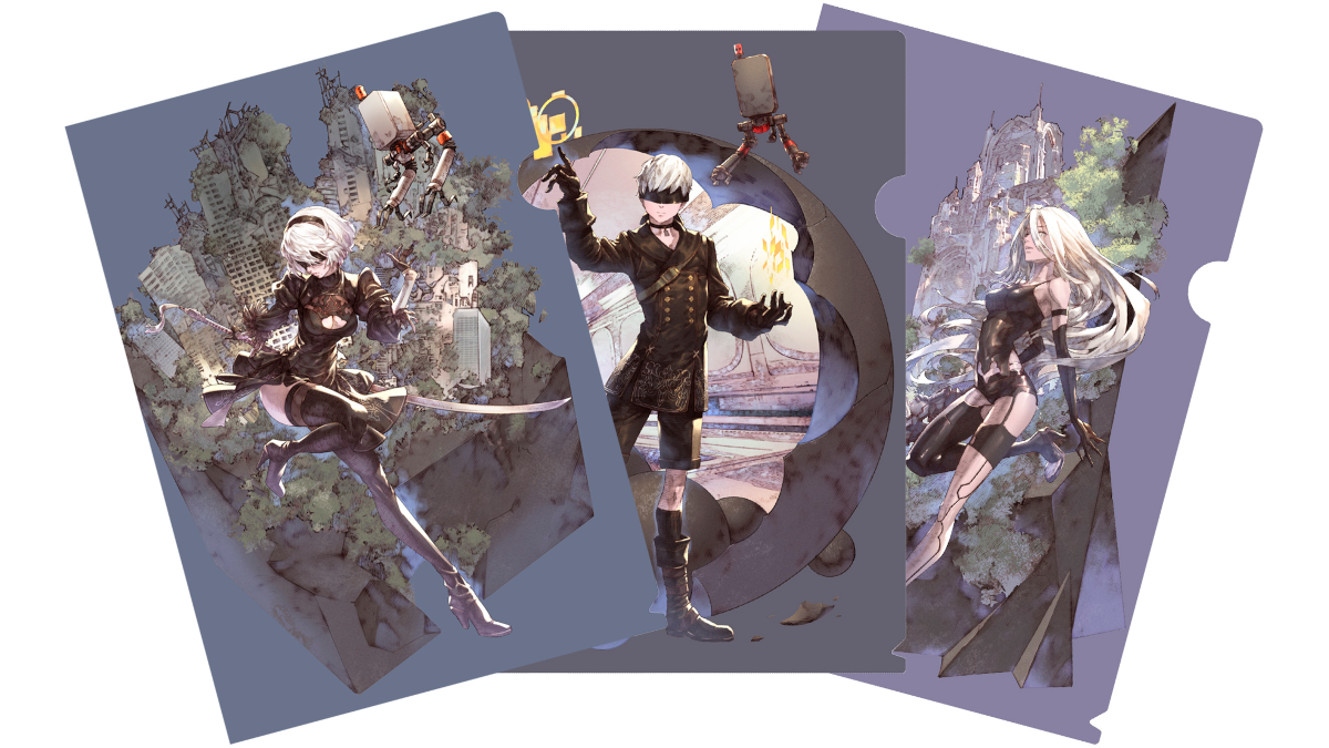 NieR Automata 9th anniversary merchandise by Raita Kazama - clear files