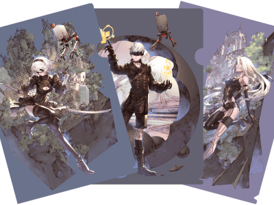 NieR Automata 9th anniversary merchandise by Raita Kazama - clear files