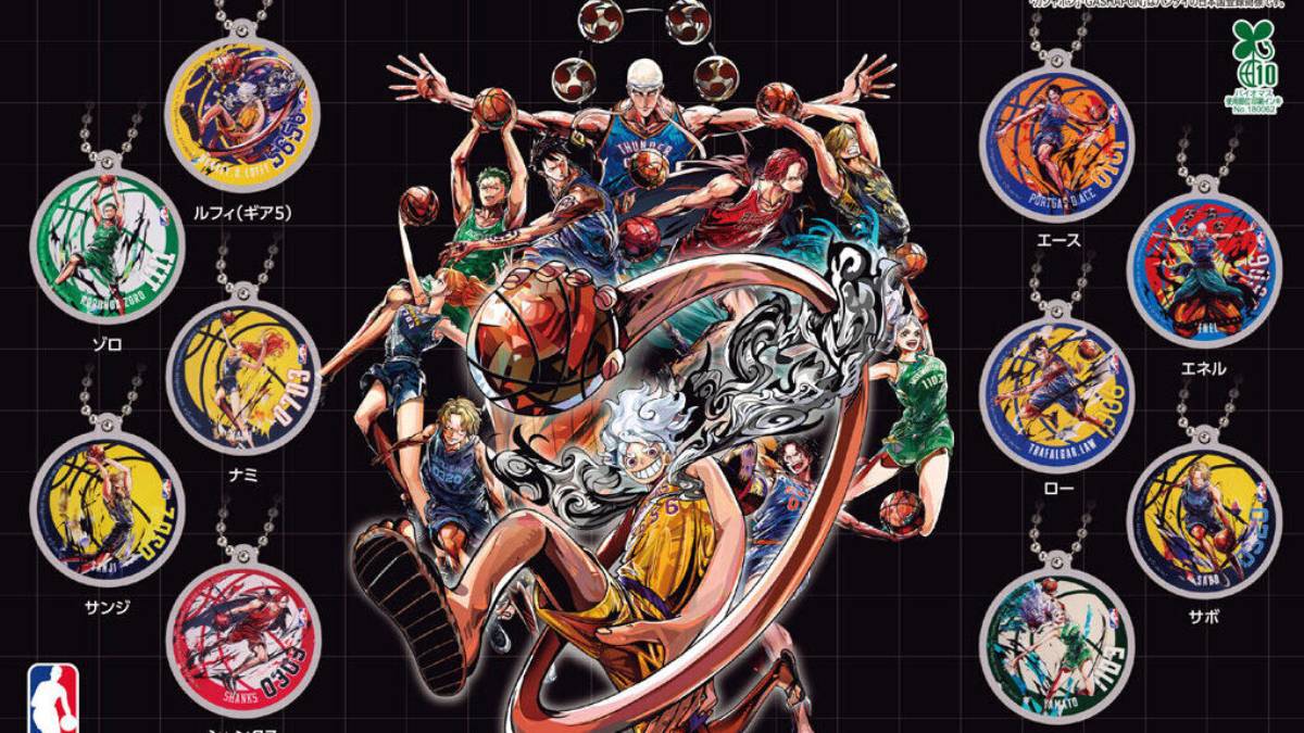 One Piece x NBA Keychains Arrive in May