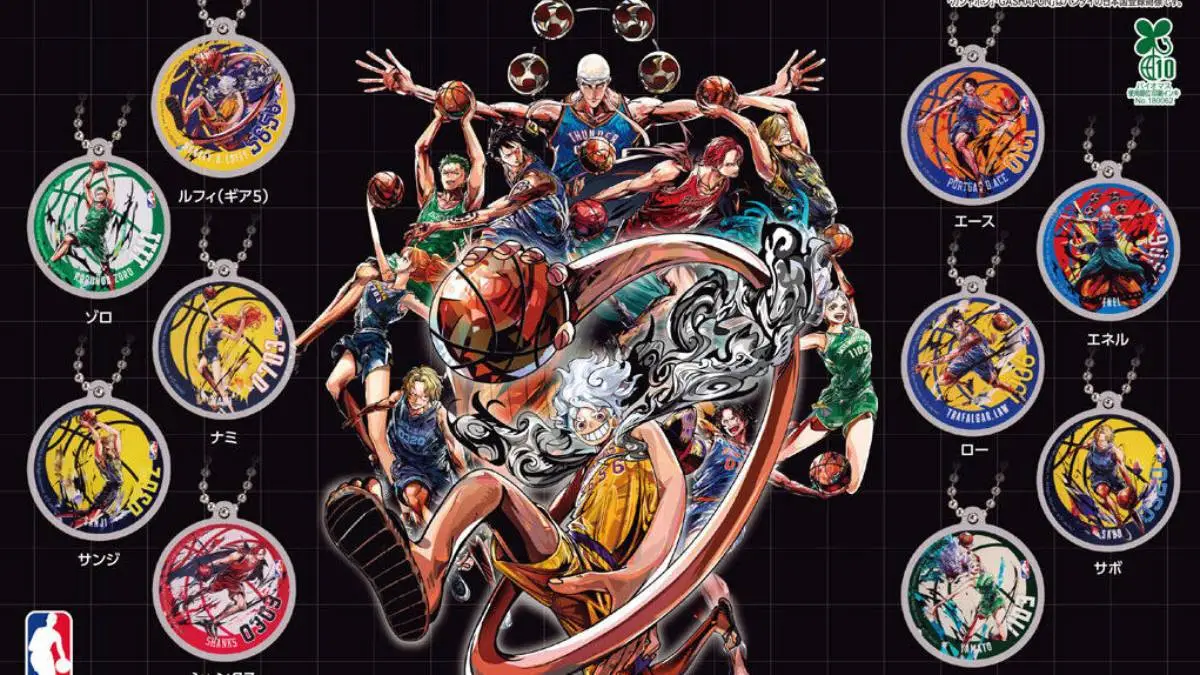 One Piece x NBA Keychains Arrive in May