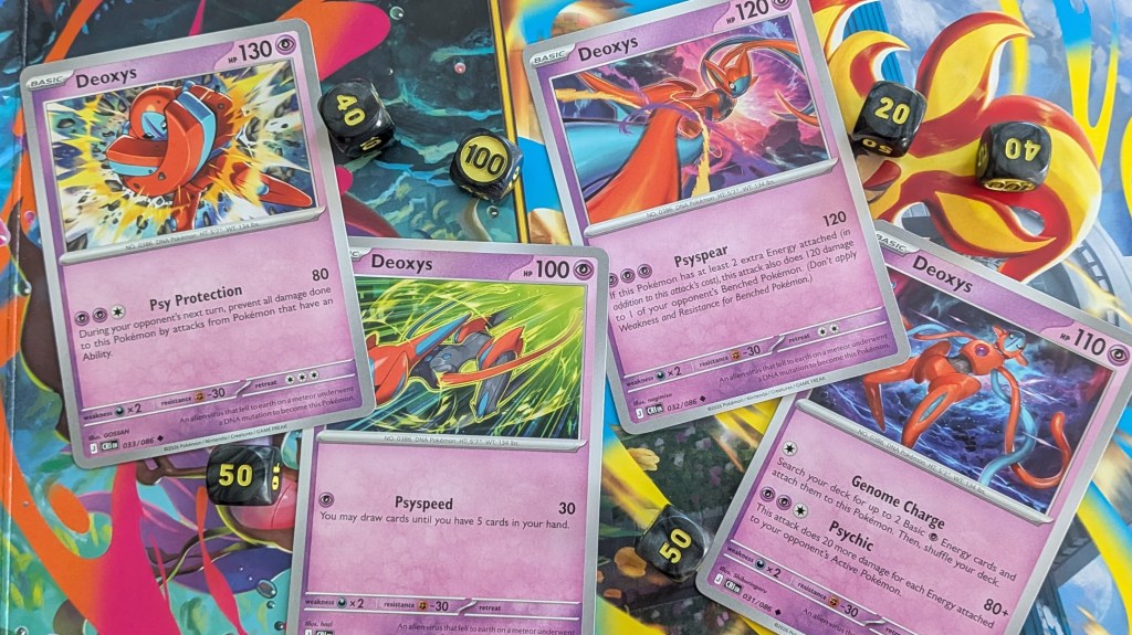four deoxys cards seems a bit much but hey it's fun