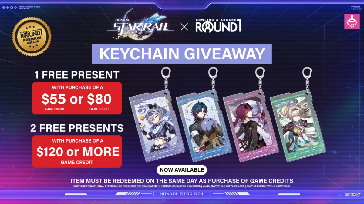 Round1 USA Honkai: Star Rail Crossover Promotion Detailed 