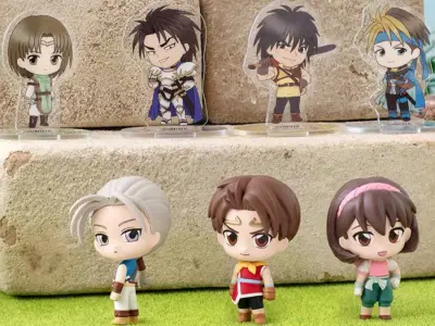 Suikoden II Character Gashapon Has Figures and Acrylic Stands