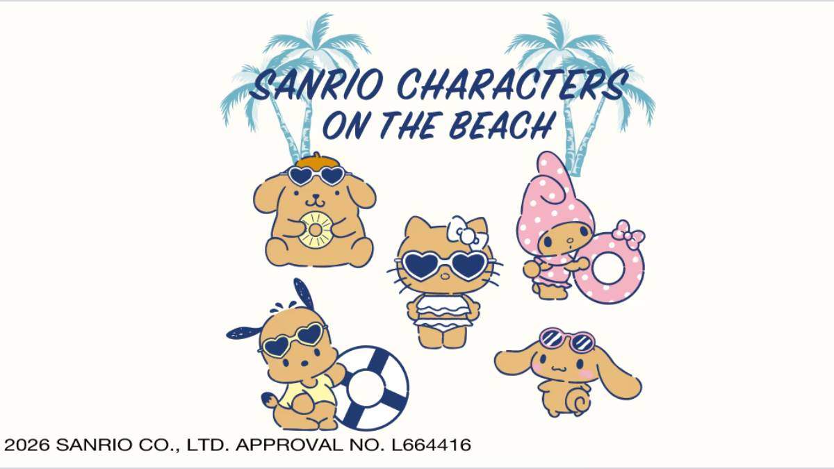 Uniqlo Sanrio Characters on the Beach Only Involves Pants