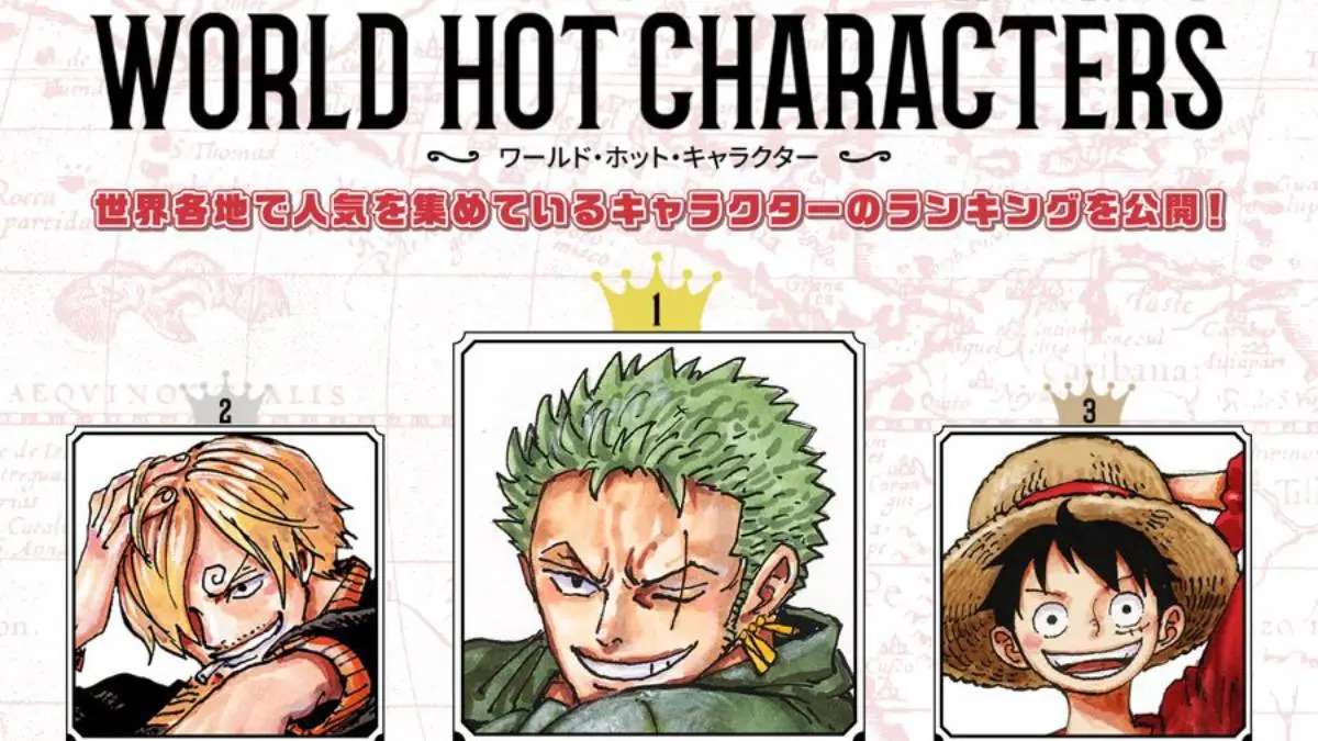 Zoro Tops Every Region’s One Piece World Top 100 2nd Character Poll Weekly Results