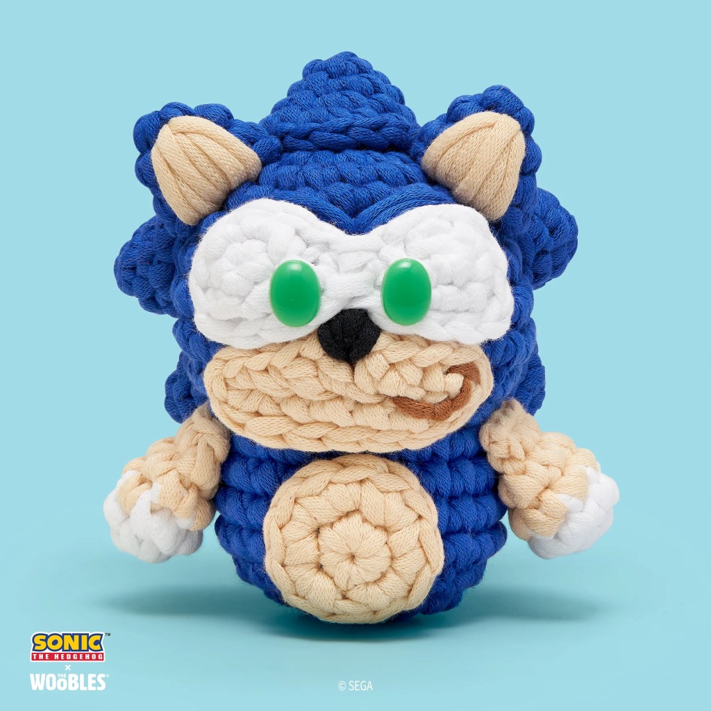 The Woobles' next video game amigurumi crochet kits are based on Sonic the Hedgehog and include Sonic Tails and Knuckles. 