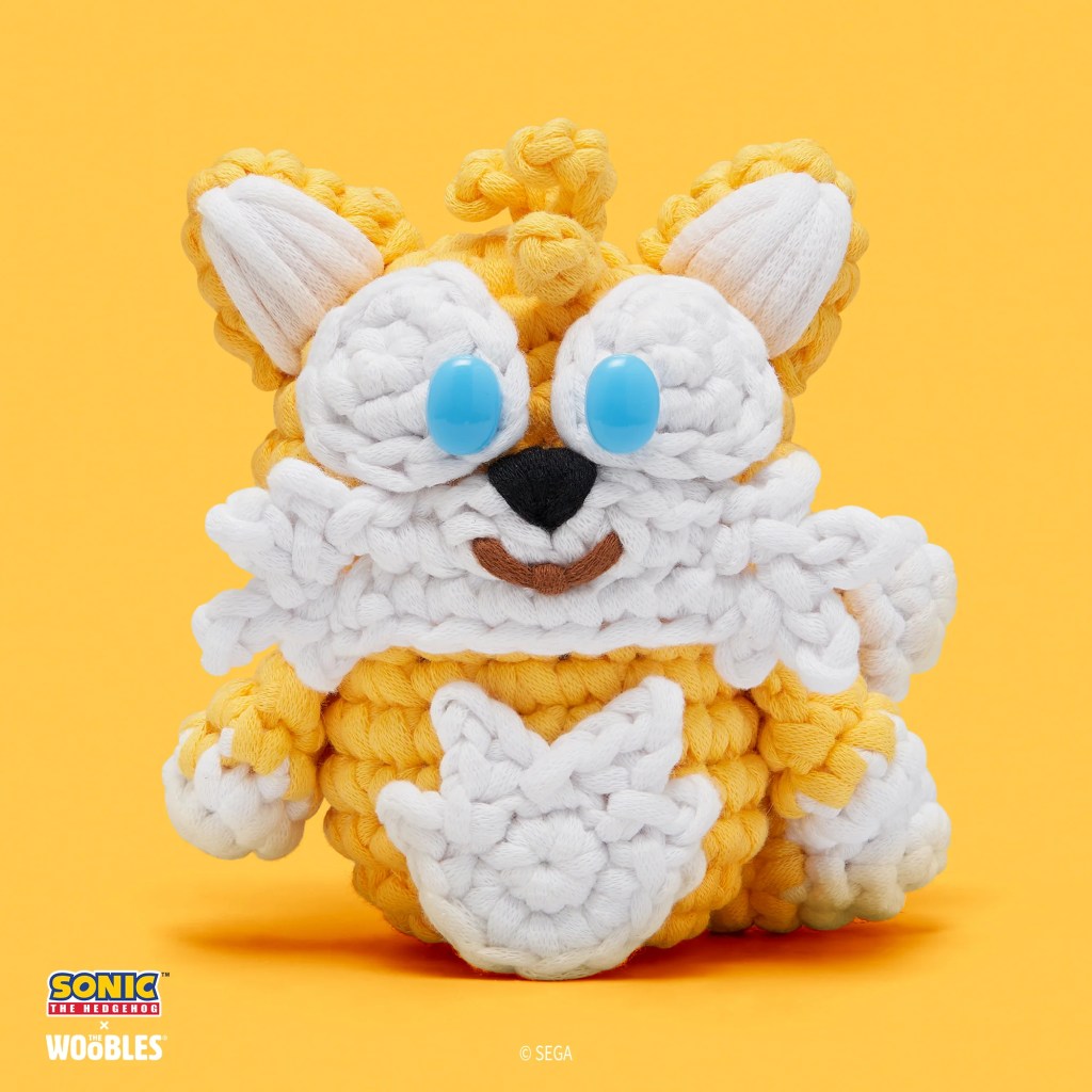 The Woobles' next video game amigurumi crochet kits are based on Sonic the Hedgehog and include Sonic Tails and Knuckles. 
