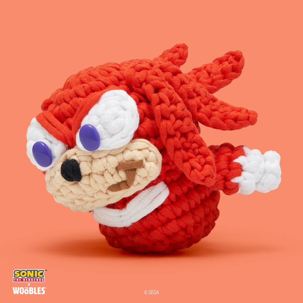 The Woobles' next video game amigurumi crochet kits are based on Sonic the Hedgehog and include Sonic Tails and Knuckles. 