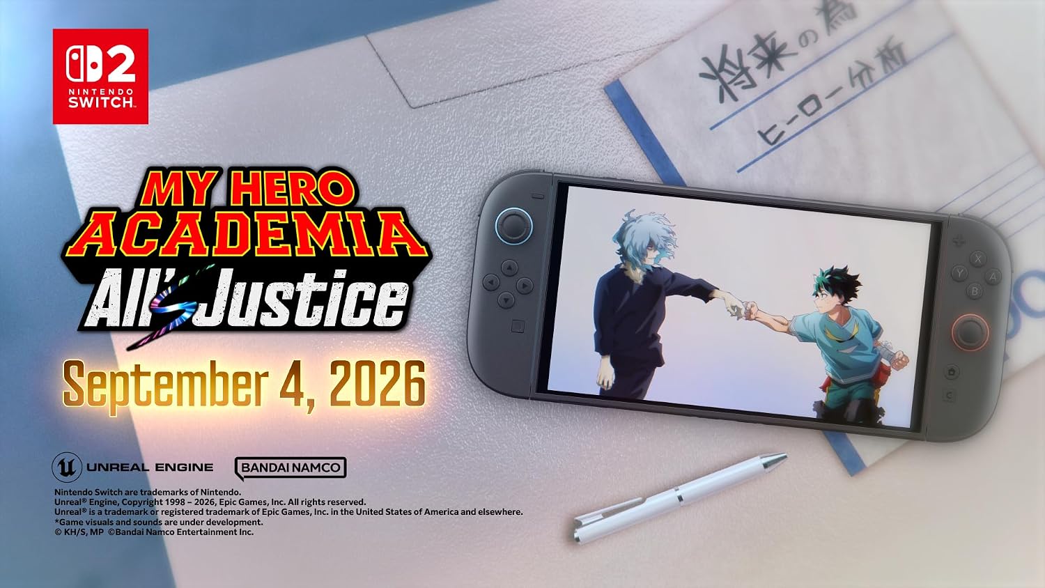 My Hero Academia: All’s Justice Getting Switch 2 Port