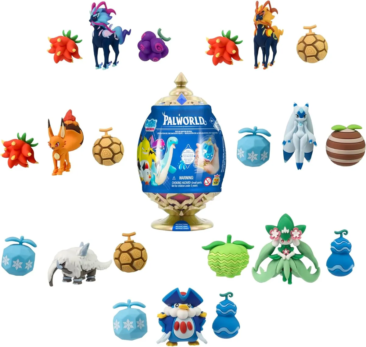 Palworld articulated Pal toys and sets of small blind box Mystery Egg figures are both on the way this summer.
