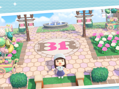 Baskin-Robbins island in Animal Crossing New Horizons