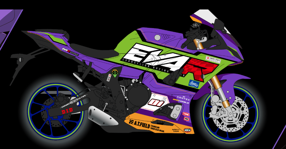 evangelion rental motorbikes unit-01