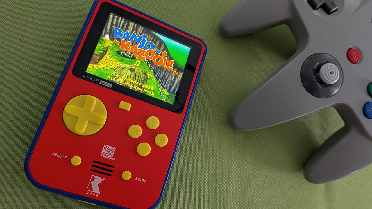 HyperMegaTech! Super Pocket Rare Edition Banjo-Kazooie Evercade