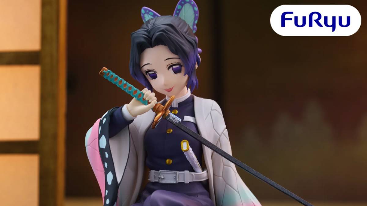 FuRyu Making Demon Slayer Shinobu Figure and Nichirin Blade Replica Sword