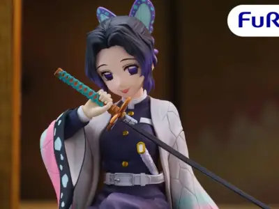 FuRyu Making Demon Slayer Shinobu Figure and Nichirin Blade Replica Sword