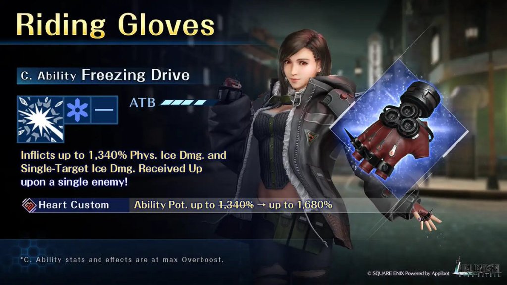 Tifa Becomes a Biker With FFVII Ever Crisis Rider Jacket and Gloves