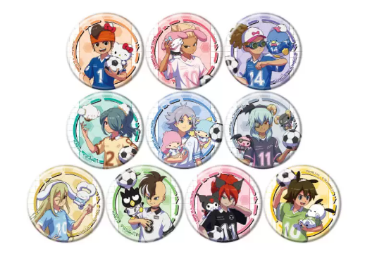 More Inazuma Eleven and Sanrio Merchandise Appears