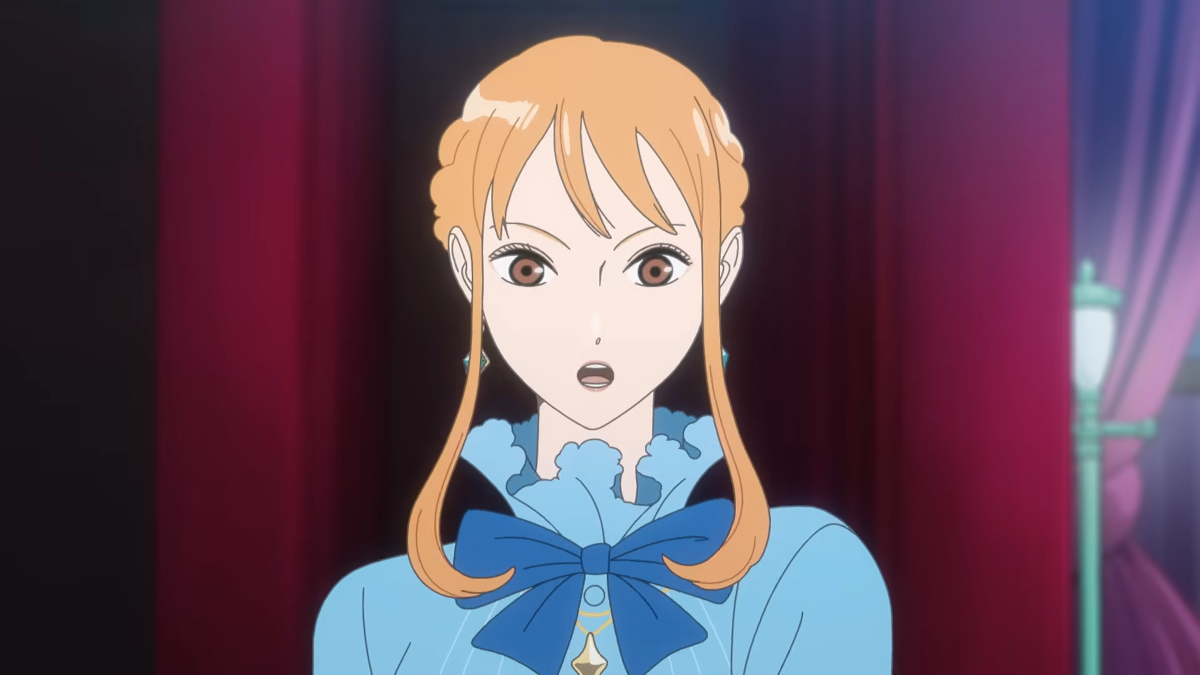 Nami in One Piece Heroines anime trailer with theme song Blue Shining Star
