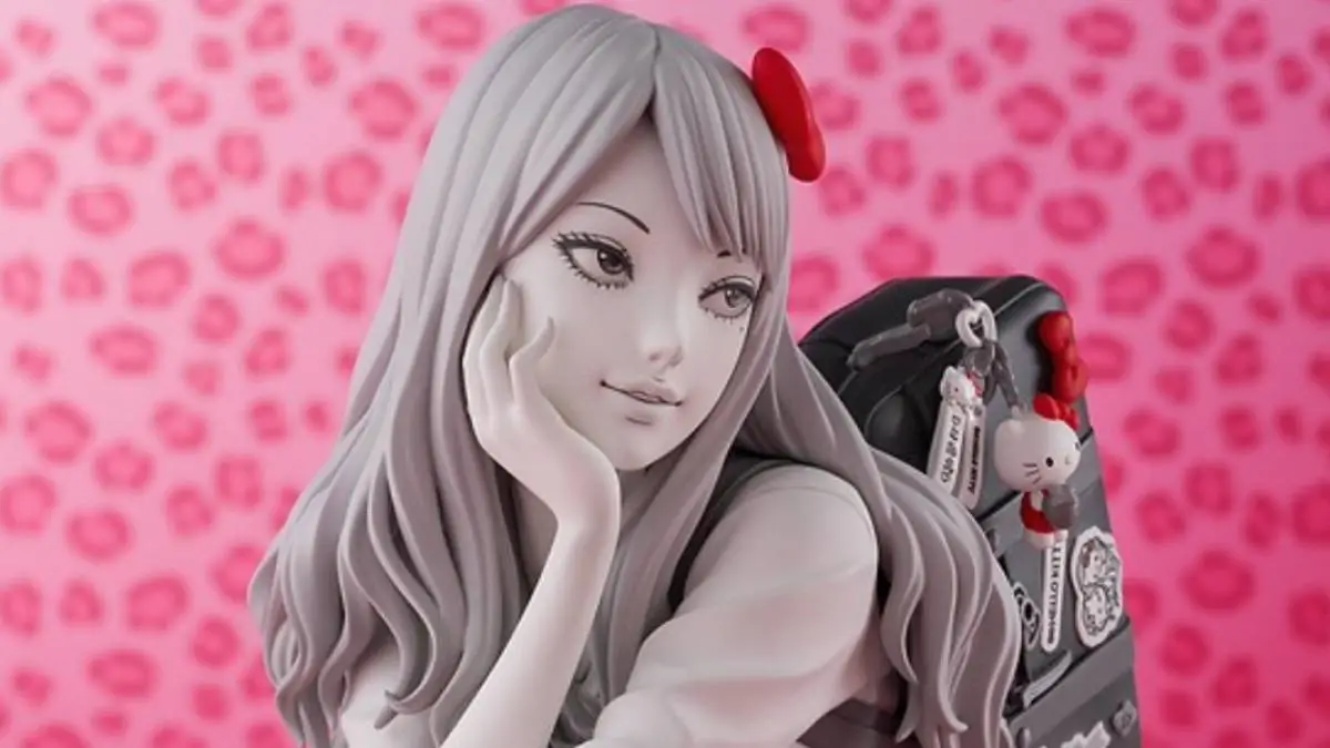 New Junji Ito Figure Is Gyaru Tomie With Hello Kitty