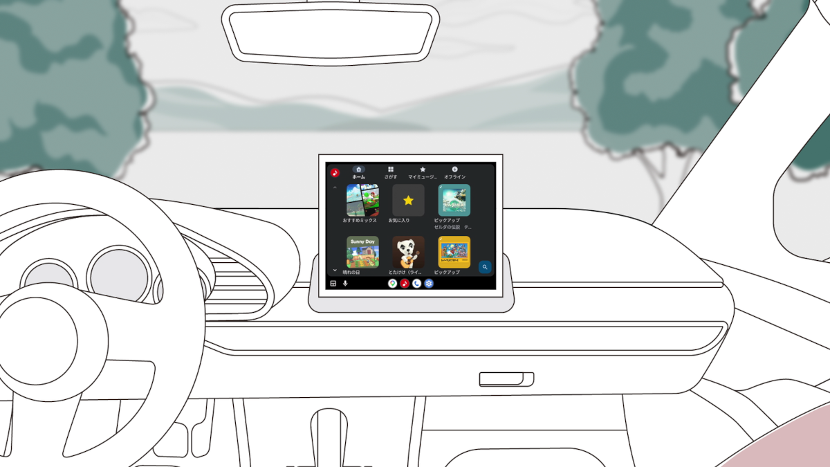 Nintendo Music is now available on cars tablets and PC