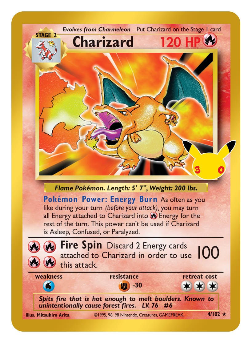 Pokemon TCG 30th Celebration Expansion Only Has Foil Cards