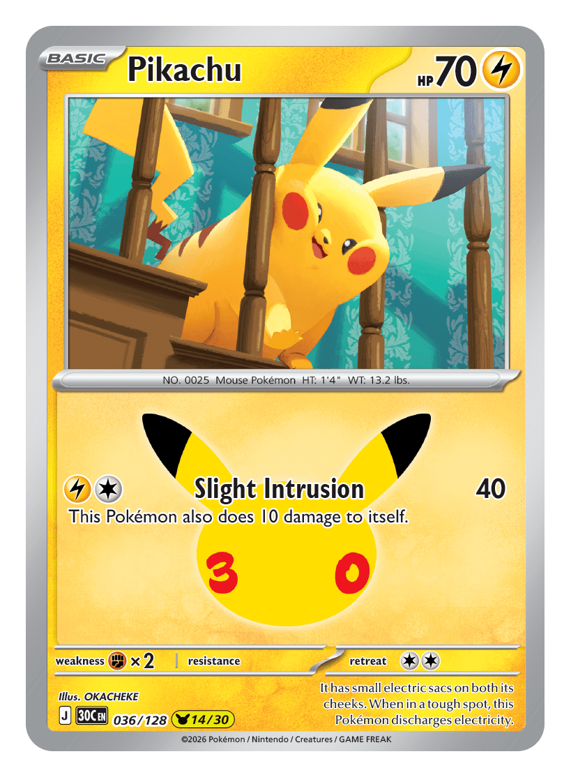 Pokemon TCG 30th Celebration Expansion Only Has Foil Cards