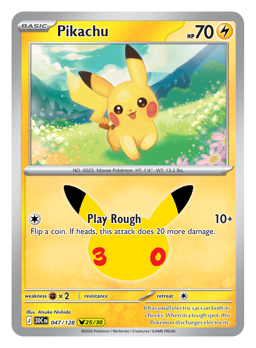 Pokemon TCG 30th Celebration Expansion Only Has Foil Cards