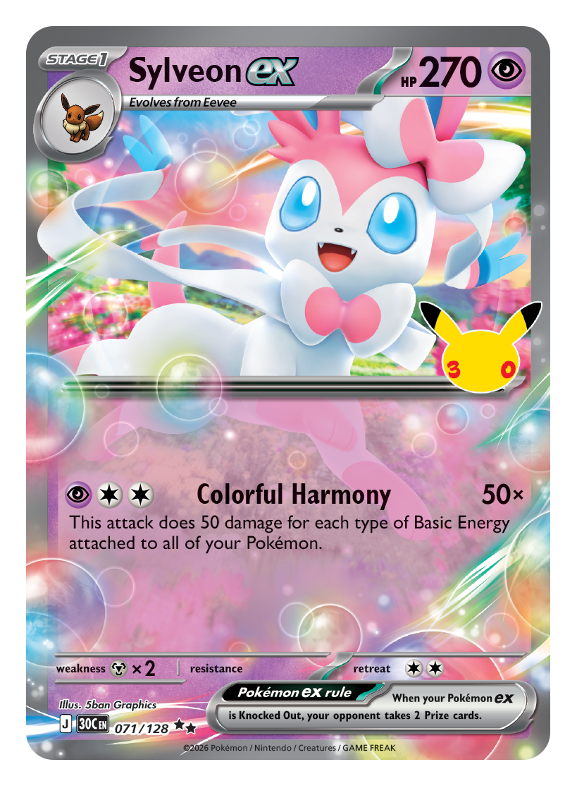 Pokemon TCG 30th Celebration Expansion Only Has Foil Cards