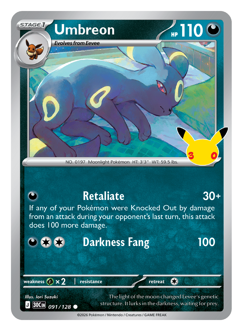 Pokemon TCG 30th Celebration Expansion Only Has Foil Cards
