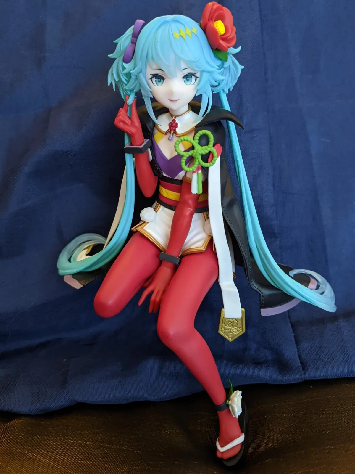 Flower Fairy Camellia Hatsune Miku Noodle Stopper Figure Is Striking