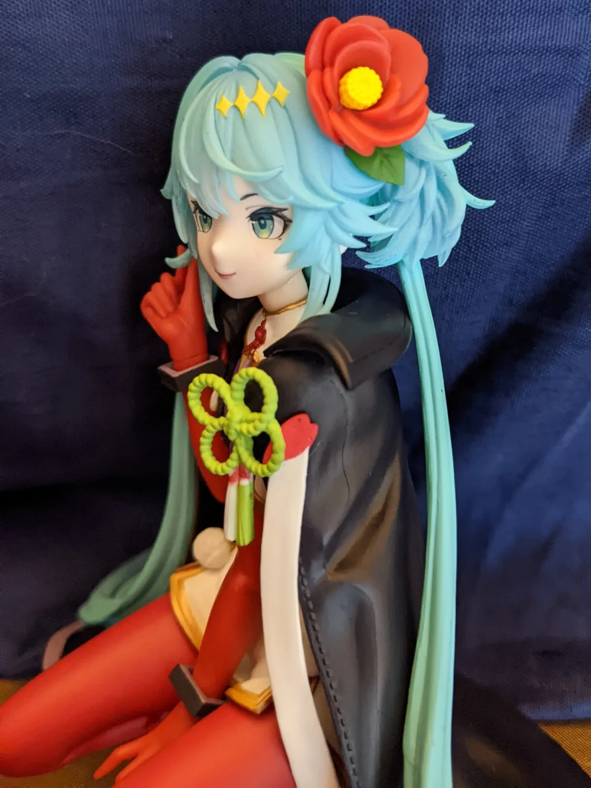 Flower Fairy Camellia Hatsune Miku Noodle Stopper Figure Is Striking