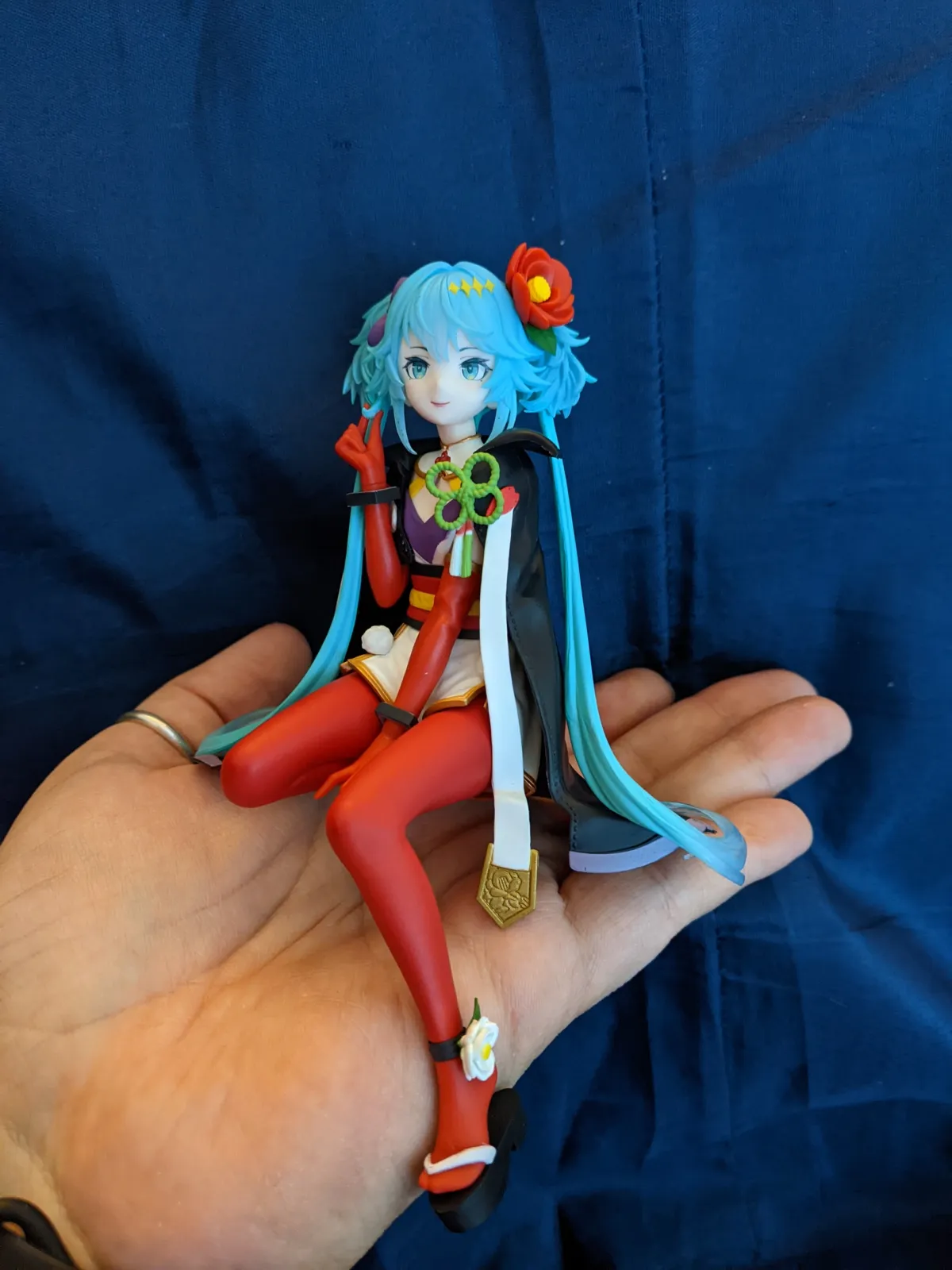 Flower Fairy Camellia Hatsune Miku Noodle Stopper Figure Is Striking