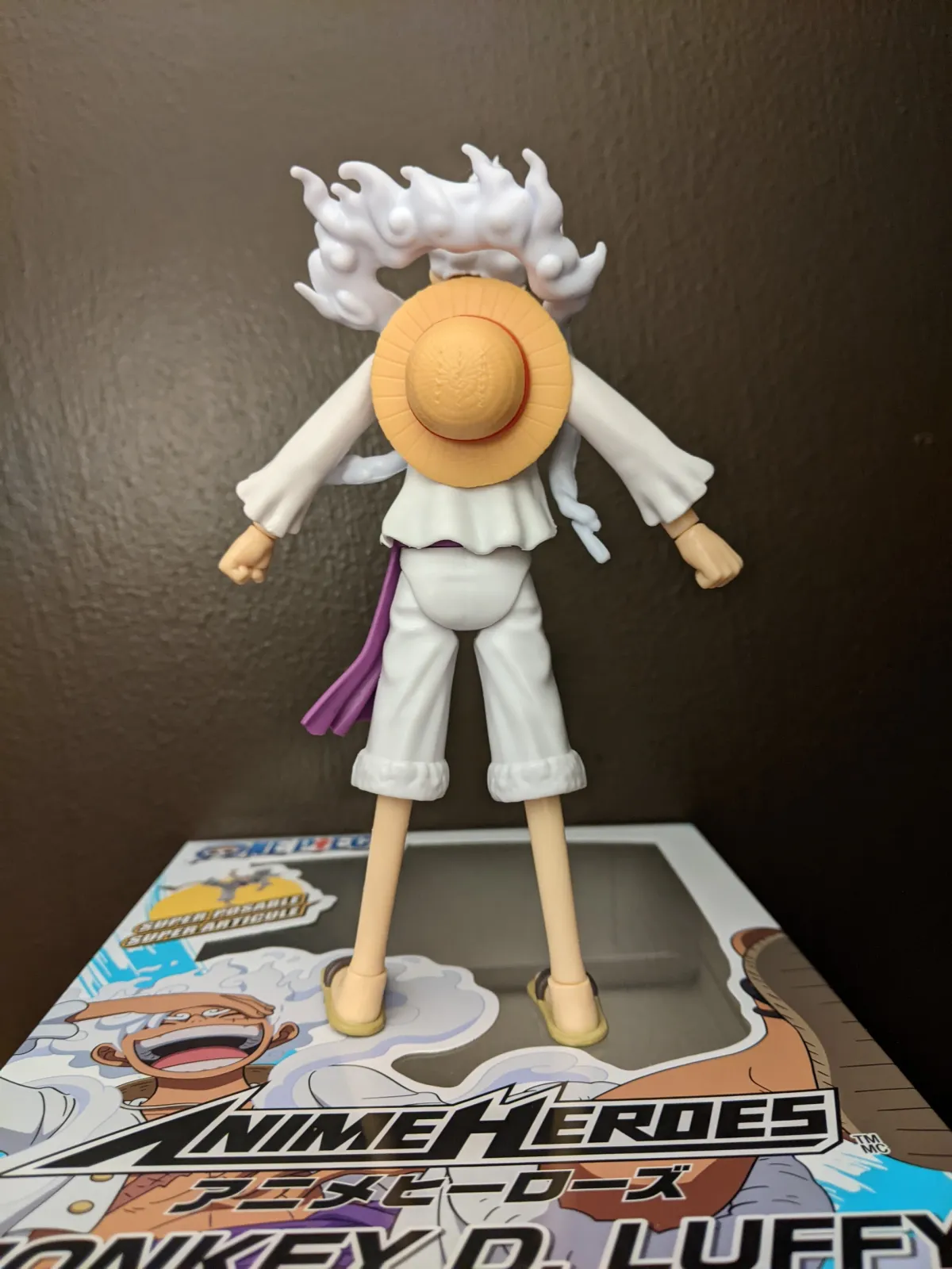 Anime Heroes One Piece Gear 5 Luffy Action Figure Is a Little Bendy